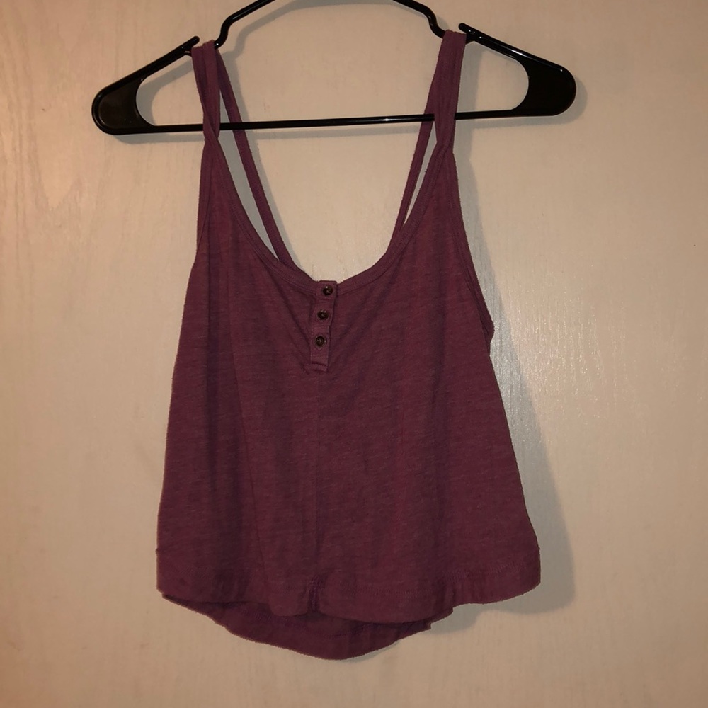 Strapy purple tank top
